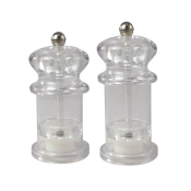 ACRYLIC SALT & PEPPER MILL 13CM 5.25inch   X12