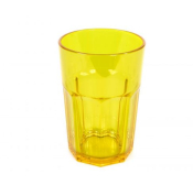 COPOLYESTER AMERICAN TUMBLER 12OZ 340ML TRANS YELLOW 527