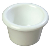 RAMEKIN MELAMINE PLAIN WHITE 2OZ