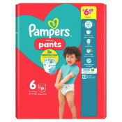 PAMPERS BABY-DRY PANTS SIZE 6 13KG-19KG CARRY PACK 4X19