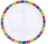 CARNIVAL DINNER PLATE 23CM