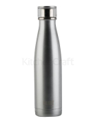 BUILT 17OZ DOUBLE WALLED S/S WATER BOTTLE SILVER