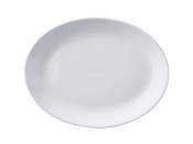 SUPERWHITE OVAL PLATE 12IN 30CM