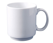 SUPERWHITE STACKING MUG 12OZ /34CL