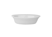 SUPERWHITE LIPPED OVL PIE DISH 7inch 17.5CM