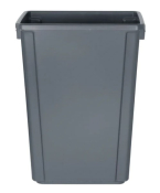 JANTEX SLIM BIN 60LTR GREY