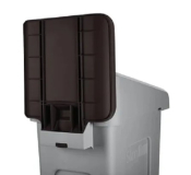 RUBBERMAID SLIM JIM STATION LID BRN RECYCLING