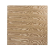 BOLERO PRE-DRILLED ASH VENEER NATURAL SQUARE TABLE TOP 700MM