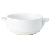 GENWARE PORCELAIN LUGGED SOUP BOWL 25CL/ 8.75OZ