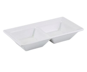 GENWARE PORCELAIN DOUBLE DISH 15 X 8CM/ 6 X 3inch