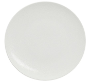 ARIANE PEEL WHITE COUPE FLAT PLATE 28CM