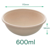 BE PULP BUDDHA BOWL 600ML 17(dia)CM  X300