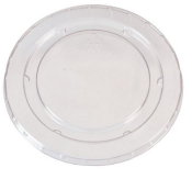 6OZ CLEAR PET LIDS FOR BAGASSE PORTION POTS X1500