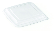 SABERT SQUARE rPET LID FOR CONTAINERS 9.25 x 9.25inch