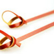 MUSUBI RED LOOPED SKEWER 90MM