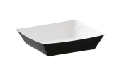 BLACK 5inch SQUARE BURGER TRAY 120 X 120 X3 5MM X500