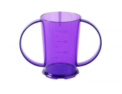 COPOLYSTER 2 HANDLED BEAKER 7OZ TRANS PURPLE T29-72