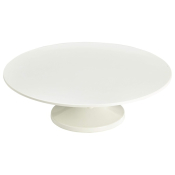GENWARE WHITE MELAMINE CAKE STAND 13inch