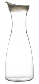 ARTIS ACRYLIC WHITE POURING LID CARAFE 35OZ/1L