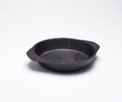 CAST IRON ROUND DISH BLACK 14CM ESCD14