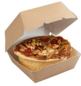 CARD CLAMSHELL BURGER BOX 108/89 X 108/89 X 70MM