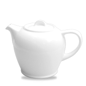 CHURCHILL ALCHEMY FINE CHINA WHITE COFFEE POT 36OZ