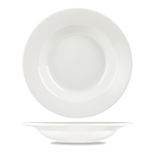 CHURCHILL ALCHEMY FINE CHINA WHITE ROUND PASTA BOWL 28.1OZ