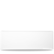 CHURCHILL ALCHEMY FINE CHINA WHITE BALANCE RECTANGULAR BUFFET TRAY 22.8X7.9inch
