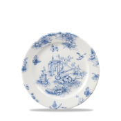 CHURCHILL SUPER VITRIFIED VINTAGE PRINTS PRAGUE TOILE PLATE 6.7inch
