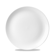 CHURCHILL SUPER VITRIFIED EVOLVE WHITE COUPE PLATE 8.5inch