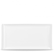 CHURCHILL ALCHEMY BUFFET TRAY MELAMINE WHITE 53X32.5CM