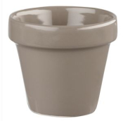 CHURCHILL PLANT POT PEBBLE GREY 12OZ BCEPL12 FOR HASKINS