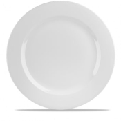 CHURCHILL SUPER VITRIFIED WHITE PROFILE PRESENTATION PLATE 12inch