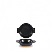 CHURCHILL ART DE CUISINE IGNEOUS BLACK INDIVIDUAL DISH 6.6OZ