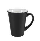 CHURCHILL ART DE CUISINE MENU SHADES ASH BLACK FLARED MUG 12OZ