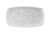 CHURCHILL ART DE CUISINE MENU SHADES CALDERA CHALK WHITE PLATE 14X7.4inch