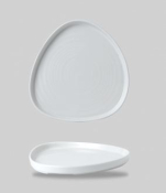 CHURCHILL SUPER VIT TRIANGLE CHEFS WALLED PLATE 20CM