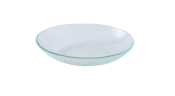 CHURCHILL ISLA GLASS CLEAR ROUND BOWL 24.5CM