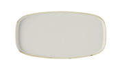CHURCHILL STONECAST BARLEY WH OBLONG CHEFS PLATE 12inchX7 1/4inch