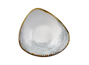 CHURCHILL HOMESPUN ACCENTS JASPER GREY LOTUS BOWL 9inch