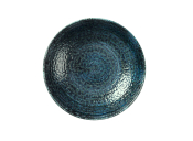 CHURCHILL HOMESPUN CHROMA BLUE COUPE BOWL 7.25inch