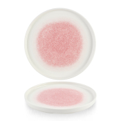 RAKU ROSE QUARTZ PINK CHEFS' WALLED PLATE 26CM