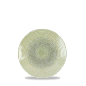 HARVEST GRAIN SPECKLED GREEN ORGANIC COUPE PLATE 27.5CM