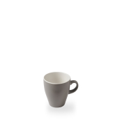 GREY TULIP CUP 12OZ 34CL H: 10CM D: 9CM