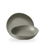 STONECAST GREY NATURAL ORGANIC DEEP BOWL 25CM 116CL 41OZ