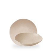 STONECAST NUTMEG CREAM ORGANIC COUPE BOWL 22CM 74CL 26OZ