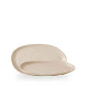 STONECAST NUTMEG CREAM ORGANIC PLATTER 26 X 15CM