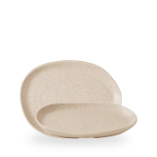 STONECAST NUTMEG CREAM ORGANIC PLATTER 26 X 20CM