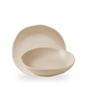 STONECAST NUTMEG CREAM ORGANIC DEEP BOWL25CM 116CL 41OZ