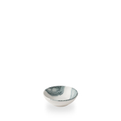TIDE BLACK CONTOUR BOWL SHALLOW 11.6CM 20CL 7OZ H:4CM